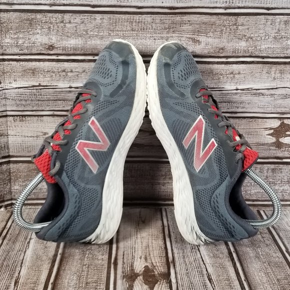 NEW BALANCE ARISHI Men's 5 Running Athletic Shoes Sneakers Gray Red - Picture 6 of 9
